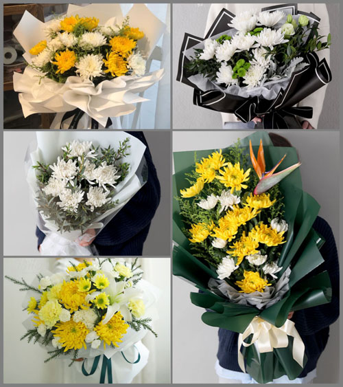 贵州铜仁市松桃县蓼皋镇滨江社区白事花束代送